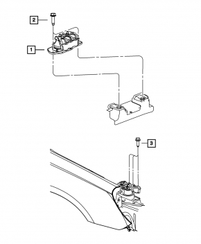 Engine mount right Chrysler 200 11-14 2.4 4-speed