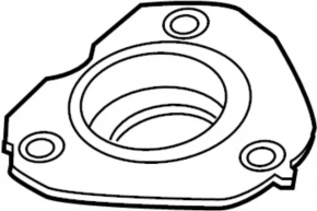 Front right shock absorber support Nissan Altima 13-18 broken stud