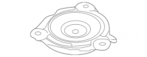 Front right shock absorber support Nissan Altima 13-18 broken stud