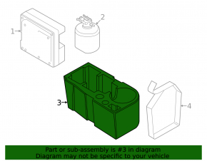 Foam plastic for tool BMW i3 14-20 broken