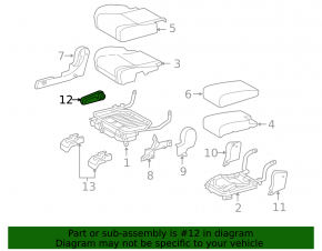 Rear right seat back lever for Lexus RX350 RX450h 10-15 beige, with plug