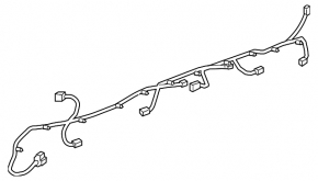 Chevrolet Volt 16 rear bumper wiring - for parking sensors, BSM and rear view camera