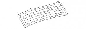 Right front panel trim for speakers, Audi A4 B9 17-20, gray, Bang & Olufsen, 2 pieces, broken mount