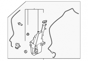 Kia Seltos 21-25 Windscreen Washer Reservoir
