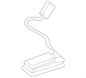 Right side mirror illumination Mercedes W213 E 17-23