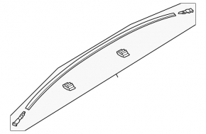 Right roof trim for Mazda 3 14-18 BM