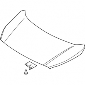 Ford Transit Connect MK2 13-18 bare hood