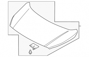 Bonnet bare Ford Transit Connect MK2 13-
