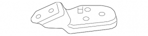 Rear subframe burr front right Ford Mustang mk6 15-