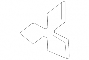 Mitsubishi Galant radiator grille emblem (pre-2010)