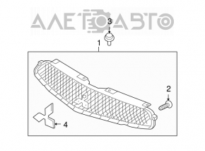 Mitsubishi Galant radiator grille emblem (pre-2010)