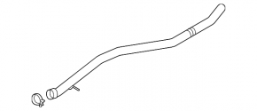 Exhaust line middle part BMW X5 F15 14-18 N55
