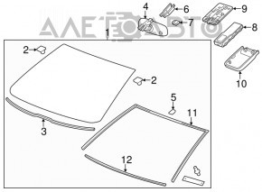 Chevrolet Volt 11-15 USA Windshield
