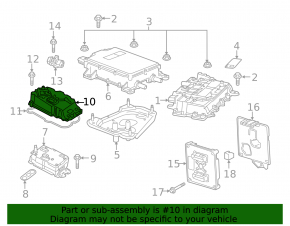 Automatic transmission cover upper Chevrolet Volt 16- 1.5
