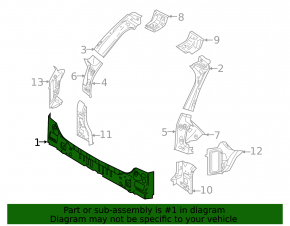 Rear panel Volvo XC60 18-23 2 parts