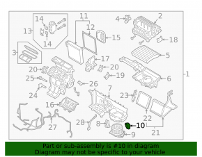 Heater resistor Polestar 2 21-