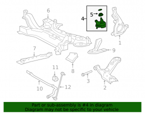 Ball joint left Lexus NX200t NX300 NX300h 15-21