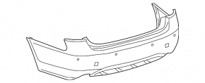 Bare rear bumper for Lexus GS300 GS350 GS430 GS450h 06-07 without parking sensors