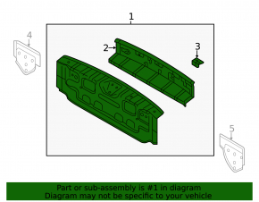 Rear Panel Mitsubishi Outlander Sport ASX 10-23 8 pieces