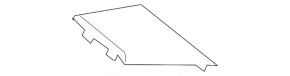 Upper right front panel trim for speaker Toyota Prius 30 10-15 black