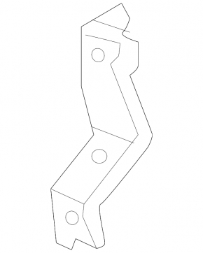 Front Bumper Bracket Right Mitsubishi Eclipse Cross 18-20