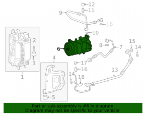 Air conditioning compressor BMW 3 G20 19-26 2.0T