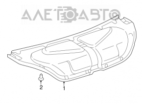 Upper trunk trim for Toyota Solara 2004-2008