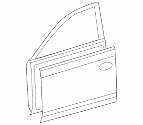 Bare front right door for Toyota Venza 12-15