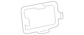 Lower tailgate plug Lexus RX350 RX450h 10-15 gray