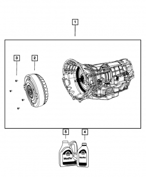 Automatic transmission assembly Jeep Grand Cherokee WK2 12-13 3.6