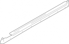 Right threshold Infiniti FX35 QX70 09-17