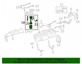 Fuel pump petrol pump Toyota Sequoia 08-16