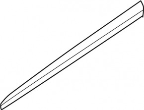 Door trim lower chrome front left Infiniti JX35 QX60 13-20
