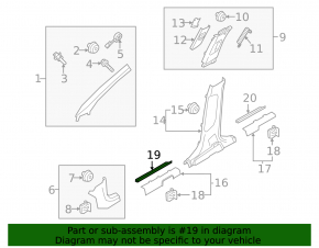 Black front right outer door sill plate for Kia Sorento 21-23 HEV