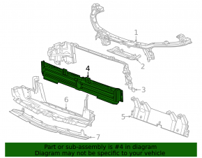 Chevrolet Equinox EV 24-26 radiator deflector blinds with motor