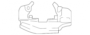 Blind Spot Sensor Bracket (BSM) Right Lexus LS 18-23