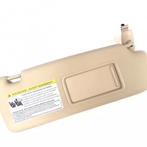 Right sun visor for Audi Q5 8R 09-12, gray, without hook