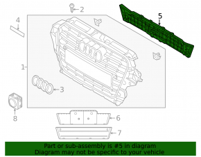 Bonnet Lock Bracket Audi Q5 8R 09-17