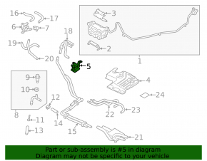 Mitsubishi Outlander 18-22 PHEV inverter cooling water pump