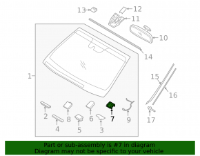 Front Camera Bracket Hyundai Santa FE 19-19