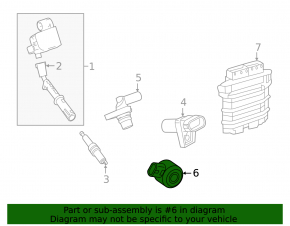 Knock Sensor Mercedes W167 GLE 350 450 20-23 3.0h M256