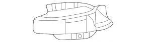 Spring support rear left lower Mercedes W167 GLE 350 450 20-23