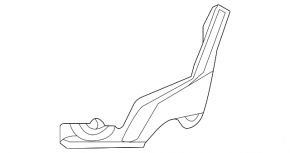 Front bumper air duct right Mazda CX-30 20- FPS