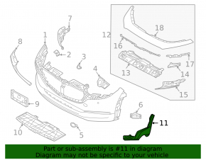 Front bumper air duct right Mazda CX-30 20-
