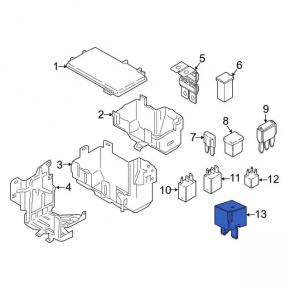Ford Explorer 20 Cooling Fan Relay - with Housing