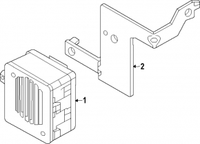 Mazda CX-90 24-26 Warning Light Bracket