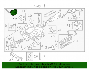 Throttle body VW Atlas 18-23 3.6