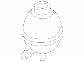Expansion tank cooling BMW i3 14-21 small without cover