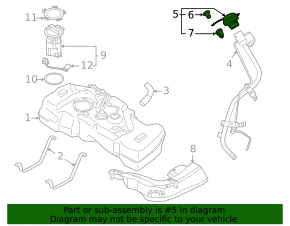 Nissan Sentra 20-24 Fuel Filler Cap