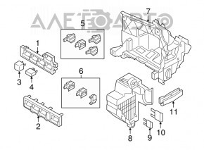 Fuse box under the dashboard VW Passat b7 12-15 USA